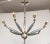 Mid-Century Modern Mid-Century Italian Articulated Chrome and Brass Chandelier For Sale - Image 3 of 11