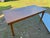 The American School Hoosier Desks Furniture Vintage Library Oak Veneer Desk Table For Sale - Image 3 of 12