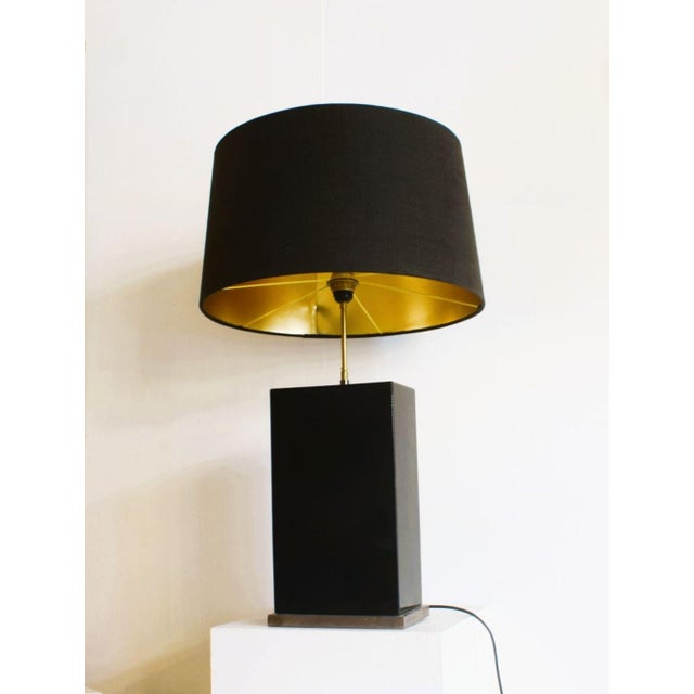 Black Lacquered Table Lamp from Roger Vanhevel, 1970s For Sale - Image 14 of 14