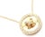 Van Cleef & Arpels 18k Yellow Gold Diamond Button Pendant Necklace This necklace comes with a service paper from a VCA...