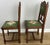 Antique French Oak Floral Upholstered Chairs, Set of 2 For Sale - Image 4 of 11