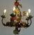 Italian Metal Grapes and Leaves Five-Light Chandelier, 1950s For Sale - Image 6 of 14