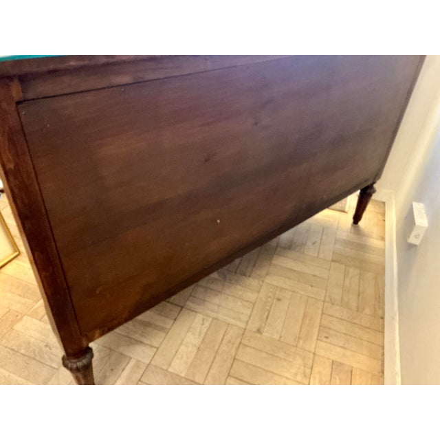 Brown Early 20th Century Mahogany Bow Front Bureau For Sale - Image 8 of 11