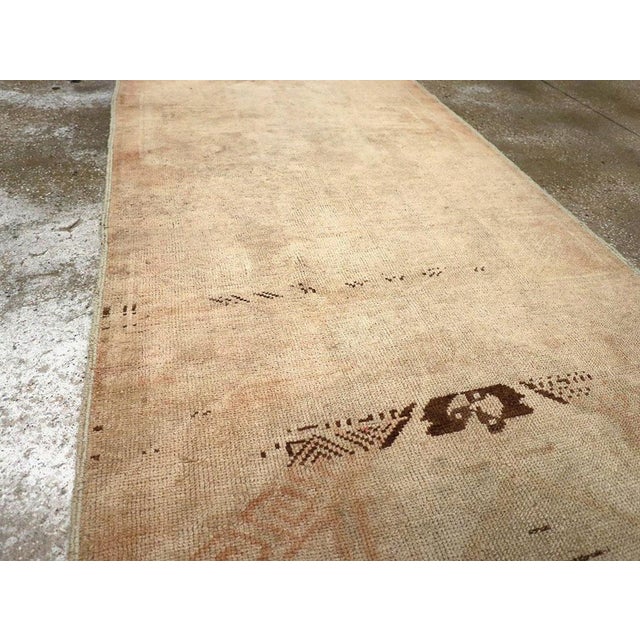 Mid 20th Century Galerie Shabab Collection Mid-20th Century Turkish Anatolian Runner For Sale - Image 5 of 10