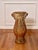 Handcrafted studio Mediterranean terra cotta floor vase, Italy, mid 19th century. A beautifully shaped work with sculpted...
