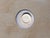 Vintage Japanese Studio Pottery Chawan Tea Bowl in Ivory & Blush Crackle Glaze For Sale In Los Angeles - Image 6 of 7