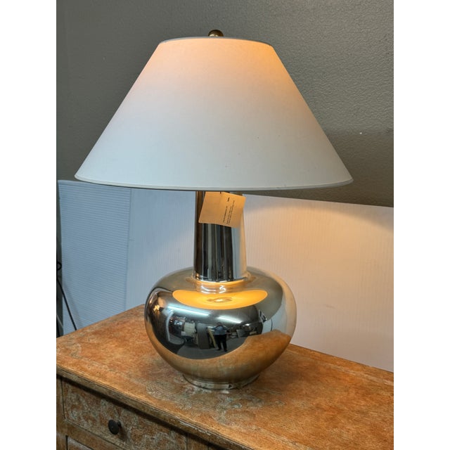 2010s Visual Comfort Mercury Glass Table Lamp For Sale - Image 5 of 12
