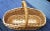 Beige Extra Large Woven Basket For Sale - Image 8 of 9