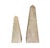 Mid 20th Century Vintage Pair of Italian Travertine Marble Obelisk Sculptures/ Obelisks Attributed to Fratelli Mannelli for Raymor For Sale - Image 5 of 9