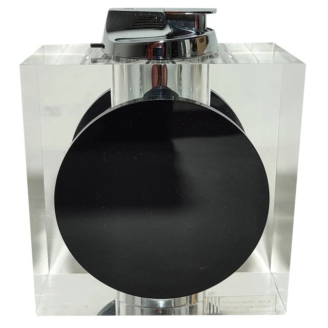 Felice Antonio Botta Methacrylate Lighter, 1960s For Sale