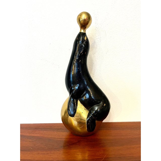 Vintage Brass Animal Sculpture attributed to APKO for SuperBrass, Netherlands, 1970s For Sale - Image 4 of 12
