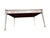 Silver Mid 20th Century Attributed to John Vesey Stainless Steel & Bronze Neoclassical Desk For Sale - Image 8 of 18