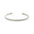 Modern Modern Yurman Sterling Silver, Blue Topaz and Diamond Classic Cable Bracelet For Sale - Image 3 of 4