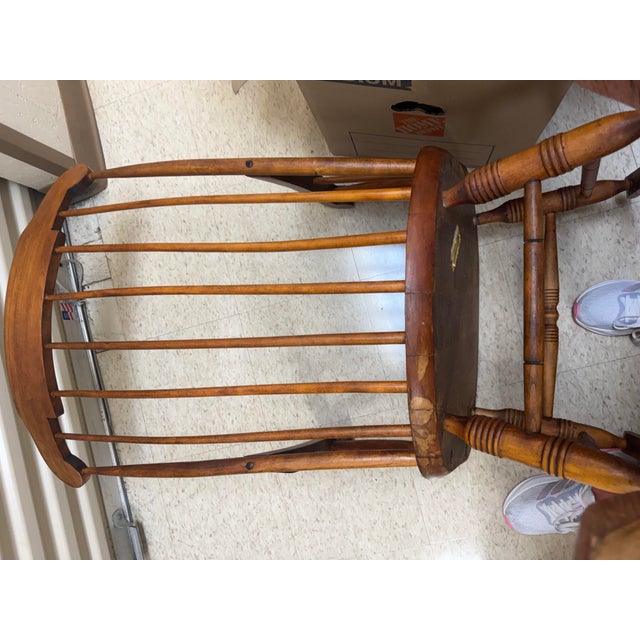 Wood Nichols and Stone Vintage Rocker For Sale - Image 7 of 10
