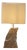 French Sculptural Sandstone Table Lamp, 1970s For Sale