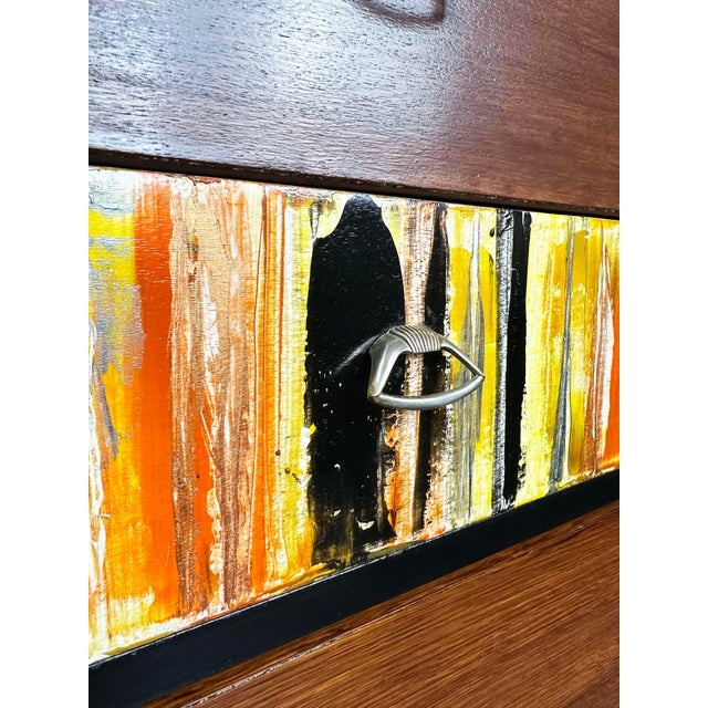 Mid-Century Modern Teak Chest of Drawers, 1950s For Sale - Image 12 of 13