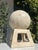 Vintage Tessellated Marble Sphere on Stand in the Style of Maitland Smith For Sale In Los Angeles - Image 6 of 13