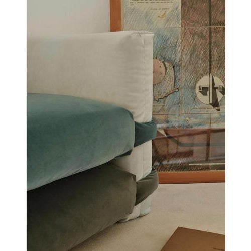 Maharam Cushion Sofa Central Module by Muller Van Severen for BD Barcelona For Sale - Image 12 of 17