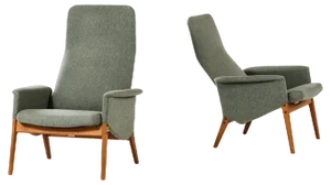Set of Model 4332 Easy Chairs by Alf Svensson for Fritz Hansen, 1957