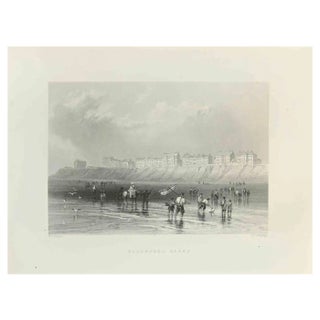 J.C.Armytage, Blackpool Sands, Etching, Early 20th Century For Sale