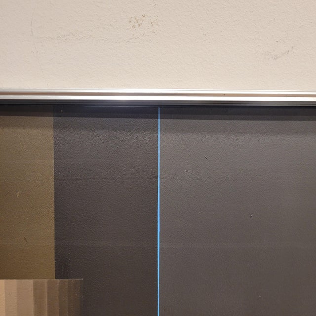 Andrés Segovia, Checkerboard Landscape, 20th Century, Acrylic on Canvas For Sale - Image 14 of 18