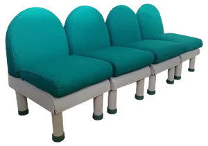 Italian Modular Sofa, 1980s, Set of 4