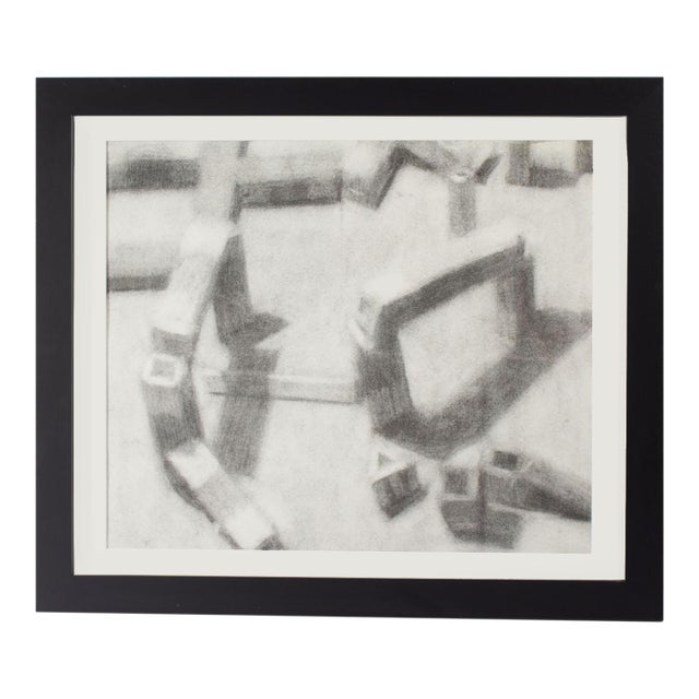 2002 Charcoal Drawing by Michael DeLuca For Sale
