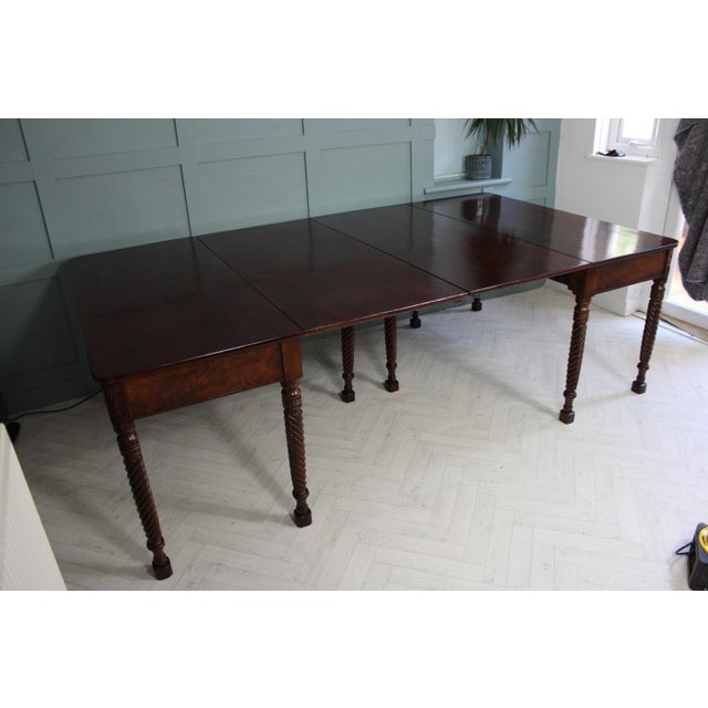 Antique Cuban Mahogany Dining Table For Sale - Image 10 of 18