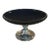 Early 20th Century Newport Black Melamine Compote With Sterling Weighted Base For Sale