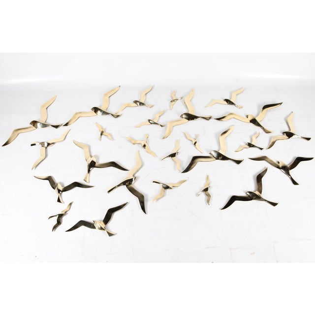 Gold Wall Sculptures, Set of 25 For Sale - Image 8 of 13