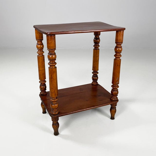 Italian Wooden Coffee Table with Decorated Legs, 1890s For Sale - Image 6 of 18