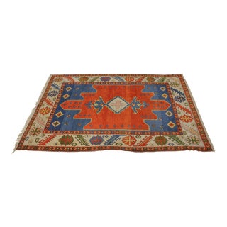 Heriz Pattern Approx. 8x12 Room Size Rug For Sale