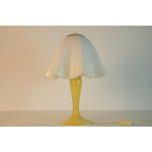 Murano Glass Mushroom Table Lamp, Germany, 1970s For Sale - Image 3 of 8