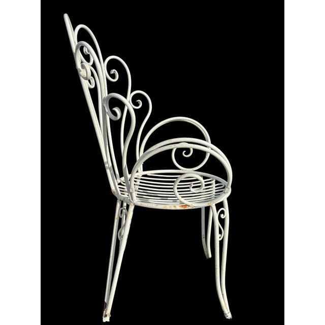 Provencal Armchairs in Wrought Iron, 1960s, Set of 4 For Sale - Image 12 of 14