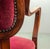 Set of Vintage Red Velvet Side Chairs, 1950s For Sale - Image 18 of 18