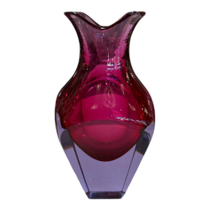 Murano Sommerso Vase by Flavio Poli, Italy, 1970s
