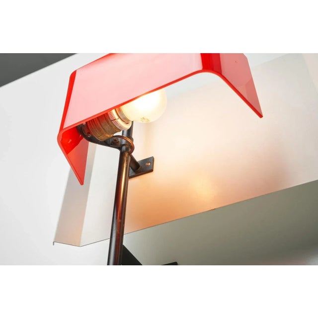 Black Italian Wall Lamp from Stilnovo, 1955 For Sale - Image 8 of 10