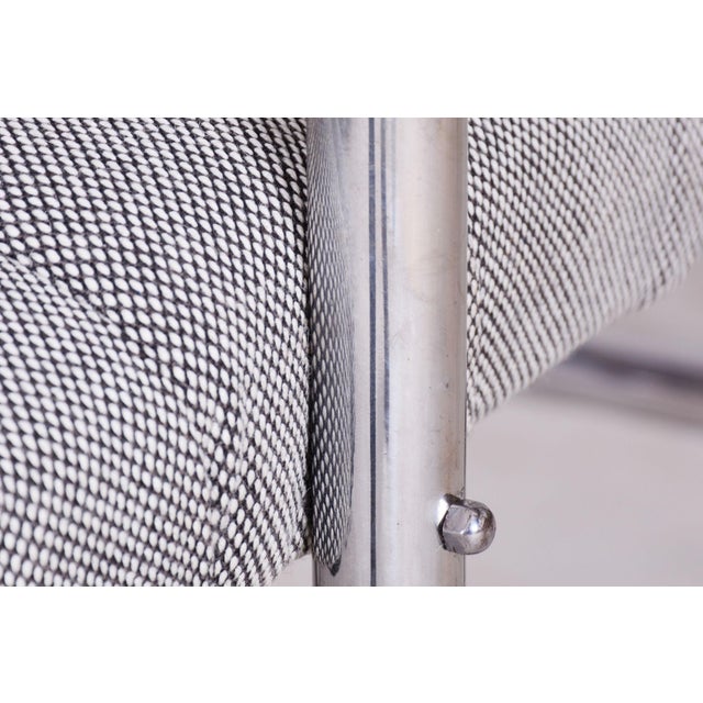 Gray Vintage Bauhaus Lounge Chairs by Anton Lorenz for Mücke Milder, Czechia, 1930s, Set of 2 For Sale - Image 8 of 9