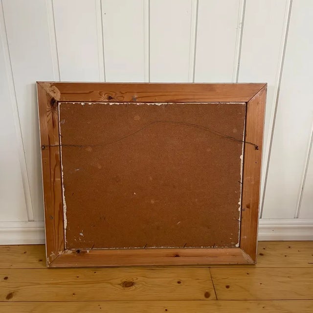 1943 Mid Century Swedish Modernist Landscape by David Widholm For Sale - Image 17 of 17