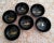Chinese Vintage Chinese Lacquered Sushi Dishes - Set of 21 For Sale - Image 3 of 13