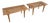 Mid Century Modern Slatted Benches/Side Tables - A Pair For Sale