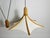 Mid 20th Century Adjustable Midcentury Wooden Pendant Lamp with Counterweight by Domus, 1960s For Sale - Image 5 of 7