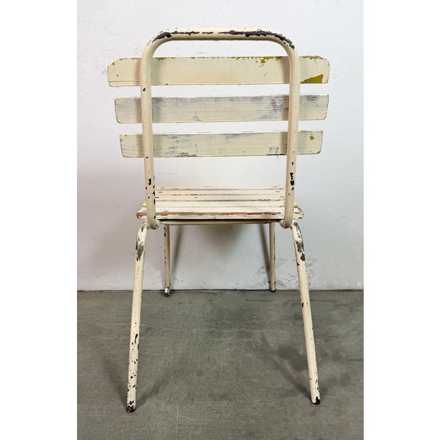 Vintage Industrial Beige Chair, 1960s For Sale - Image 13 of 18