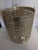 Shell Hollywood Regency Gold Metal Filigree Wastebasket Sea Shell Feet For Sale - Image 7 of 10