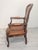 Vintage Chippendale Armchair in Genuine Leather, 1975 For Sale - Image 9 of 14