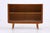 Vintage Walnut Display Cabinet with Glass Sliding Doors For Sale - Image 3 of 13