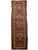 Mid 20th Century PLUSH Vintage Runner Earthy Clay, Terracotta with Incredible Grassy Greens Persimmon Rug 3.4 x 12.7 For Sale - Image 5 of 11