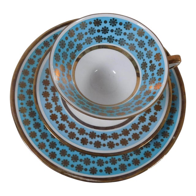 1940s Winterling Three Piece Luncheon Set - Set of 3 For Sale