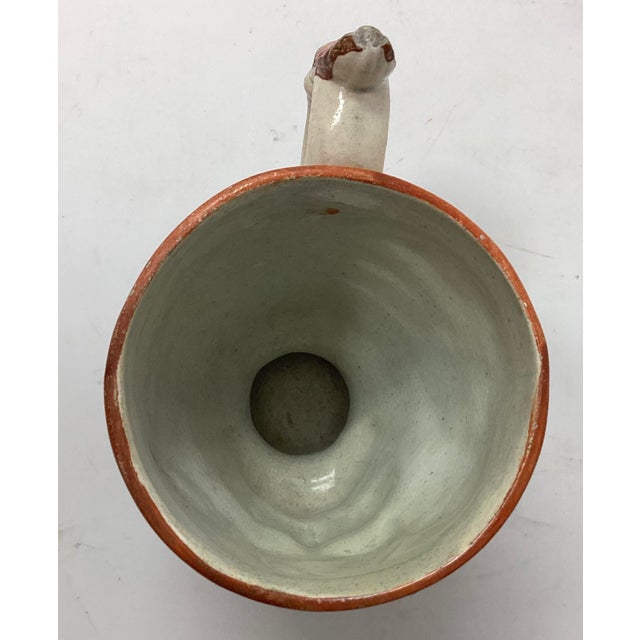 Early 19th Century Antique Pearlware Staffordshire Satyr Mug. For Sale - Image 5 of 6