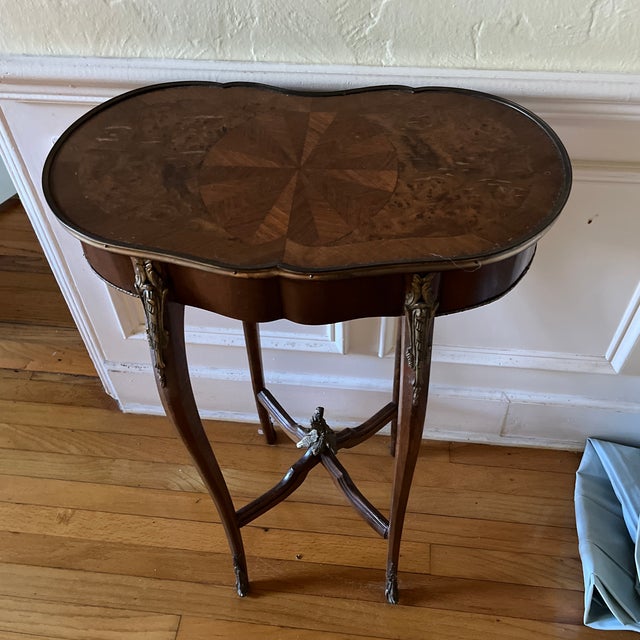 Late 20th Century Late 20th Century Louis XV Style Side Table For Sale - Image 5 of 9